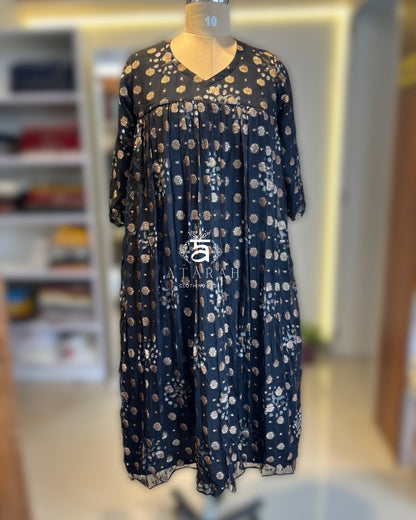 Black Aaliya style kurta