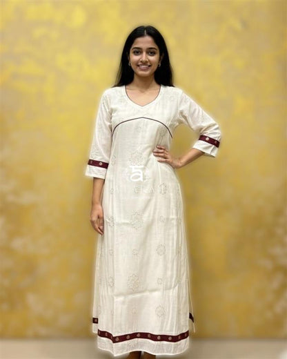 Chanderi Silk Midi Christmas Collection