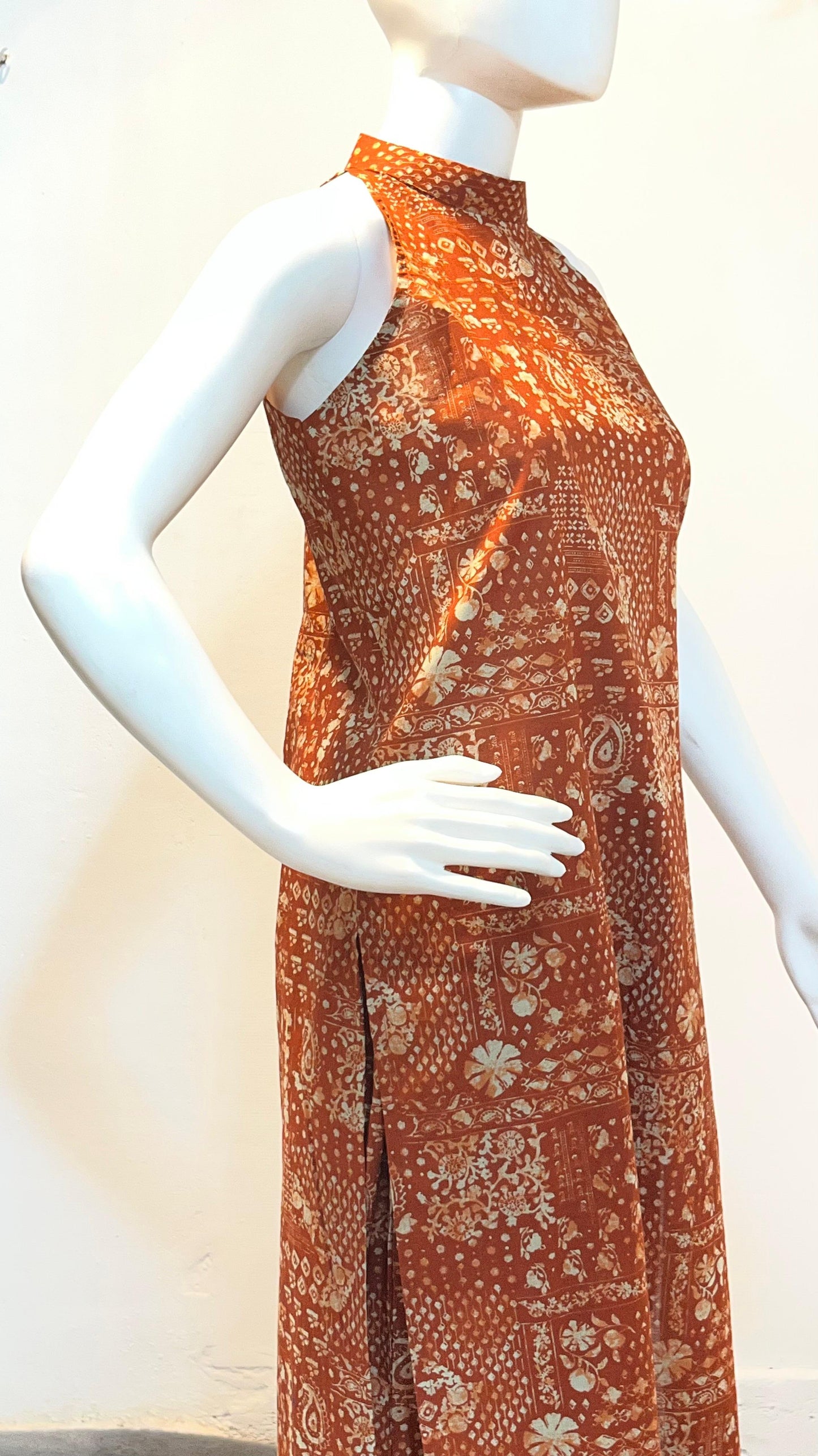 Rust Heritage Halter Co-ord Set