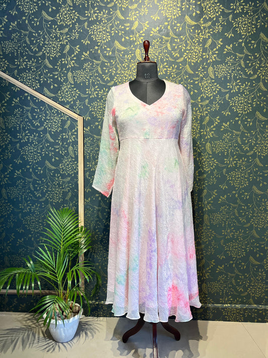 Pastel Dream Flare Dress