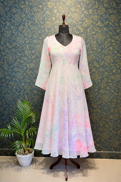 Pastel Dream Flare Dress
